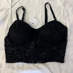 Bozzolo Black Lace Bustier